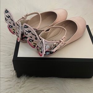Sophia Webster Blush Butterfly Dress Shoes